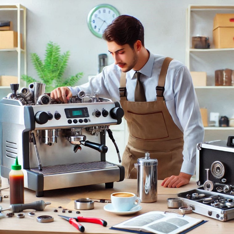 Качественный ремонт кофемашин в Минске — плата, прокладки, смазка